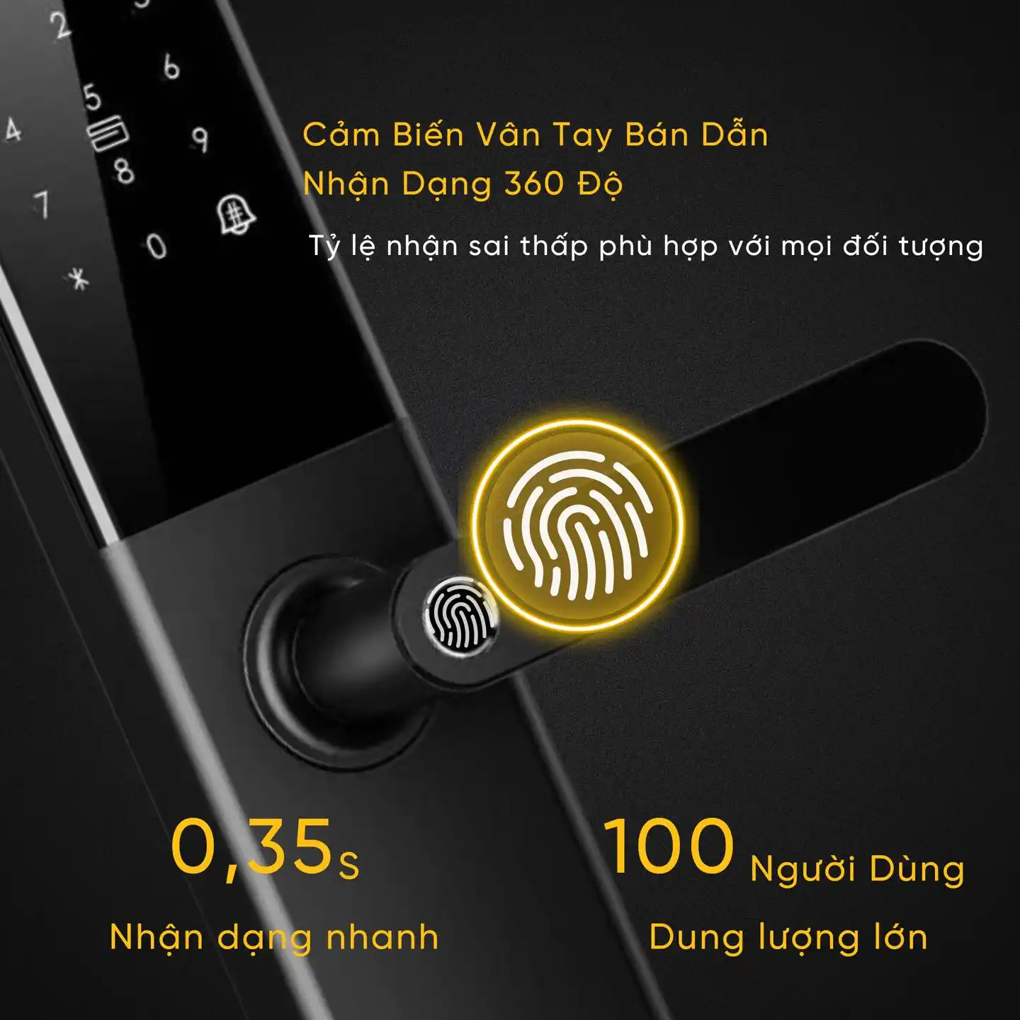 Khóa vân tay thông minh CASA E5