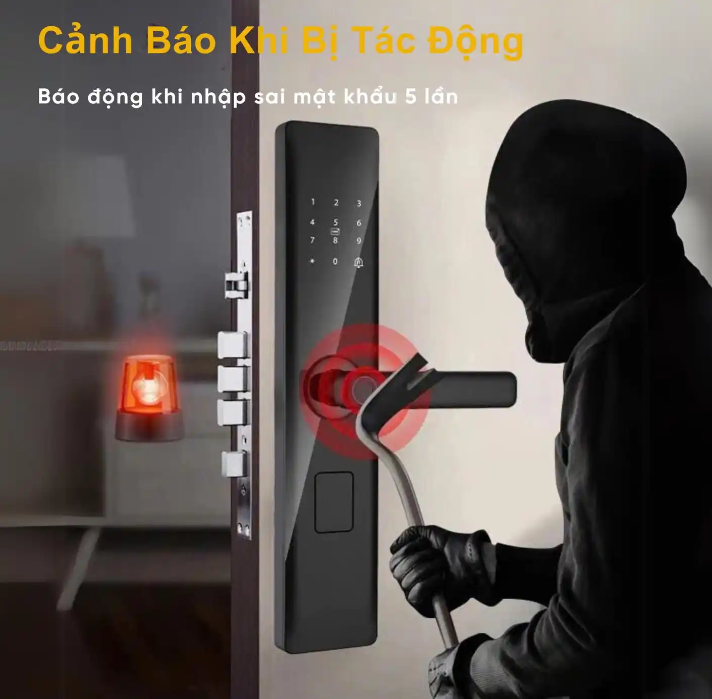 Khóa vân tay thông minh CASA E5