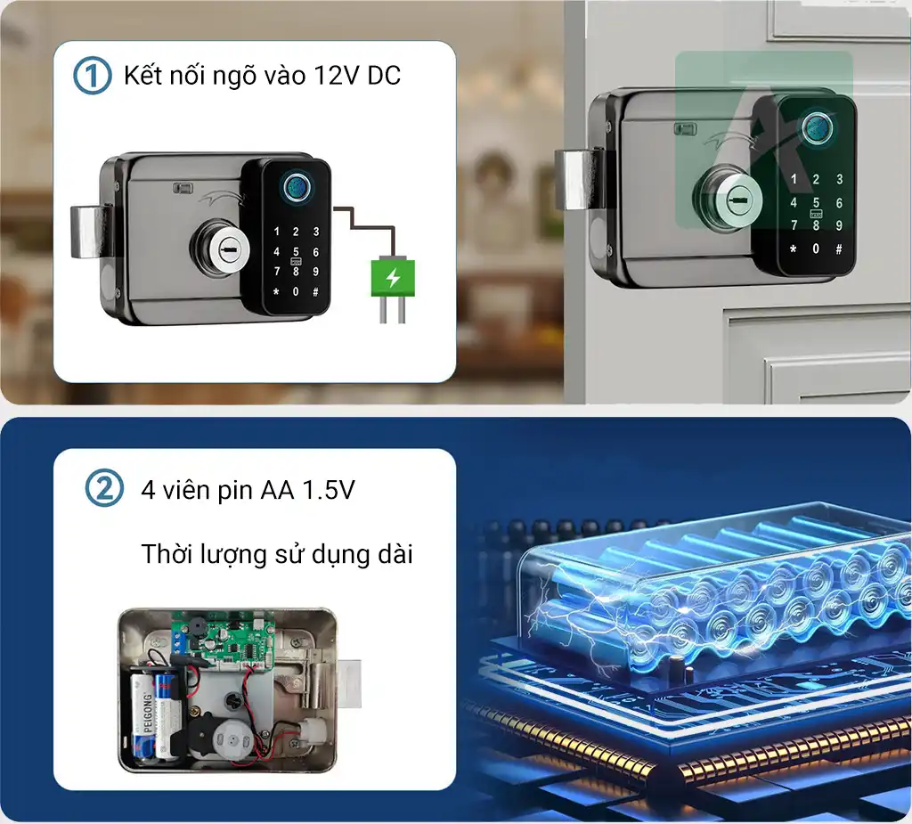 Khóa vân tay ngoài trời ASLock AC001AO – Bền bỉ, thông minh, an toàn tuyệt đối