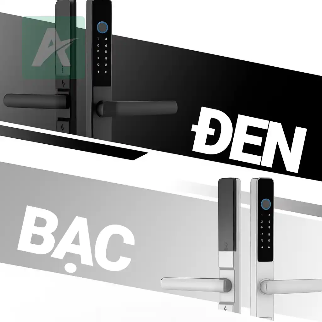 Khóa vân tay cửa nhôm AN002A – Thiết kế sang trọng, bảo mật thông minh và quản lý từ xa