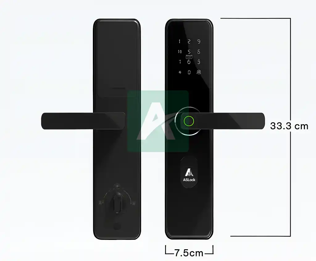 Khóa vân tay cho cửa gỗ ASLock AG021A – Giải pháp an ninh thông minh cho gia đình và căn hộ cho thuê