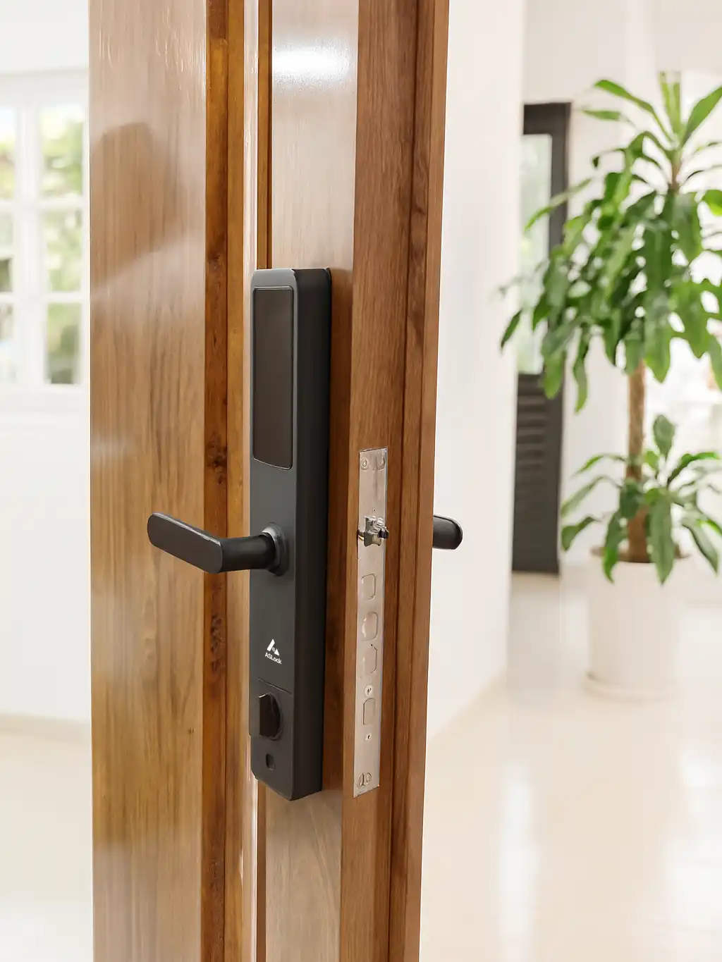 Hình ảnh lắp đặt thực tế khóa vân tay